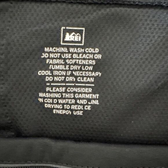 REI Pants Womens Large Black Straight Stretch Athleisure Ankle Zip Elastic Waist - Picture 12 of 14